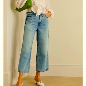 FRAME Denim Ali Wide Crop Jeans
